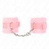 Kink - Manchettes Débutant En Fourrure Rose 30 X 7 Cm